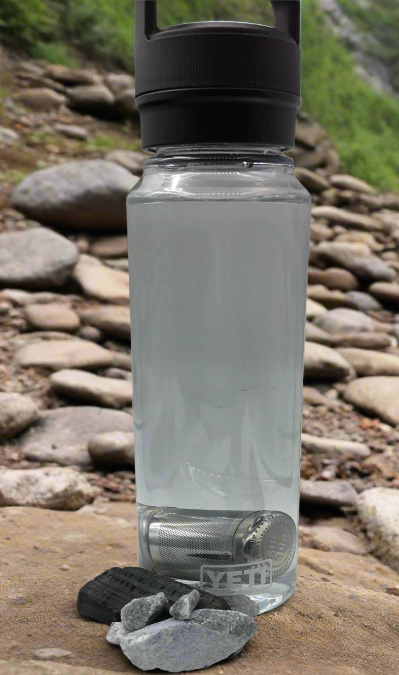 Water Bottle Filter, Purification, Mineralization and Alkalizing Filter - Stainless Steel for TO GO Water Bottles